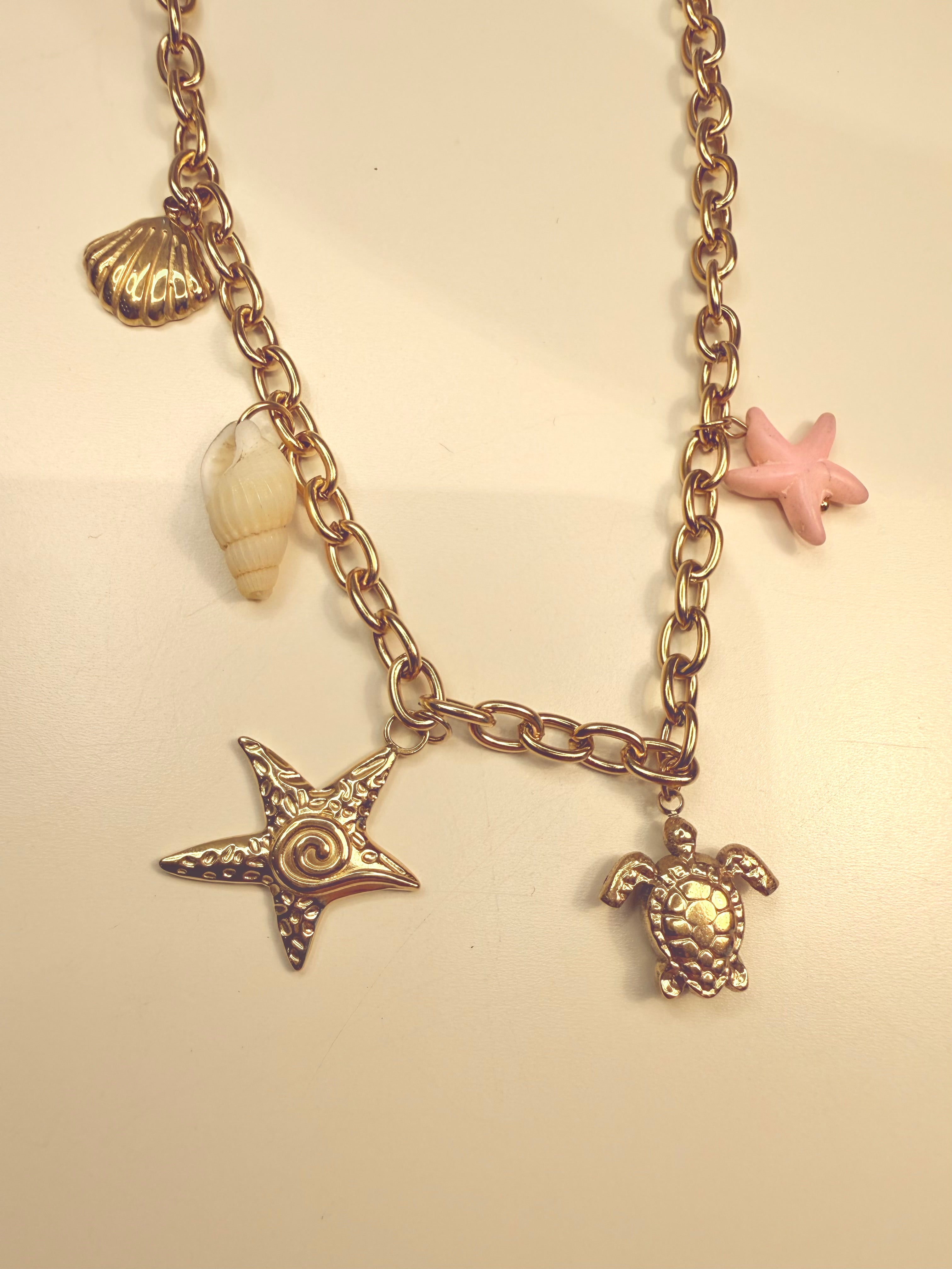 Coastal Charm – Necklace in 304 rustfree steel