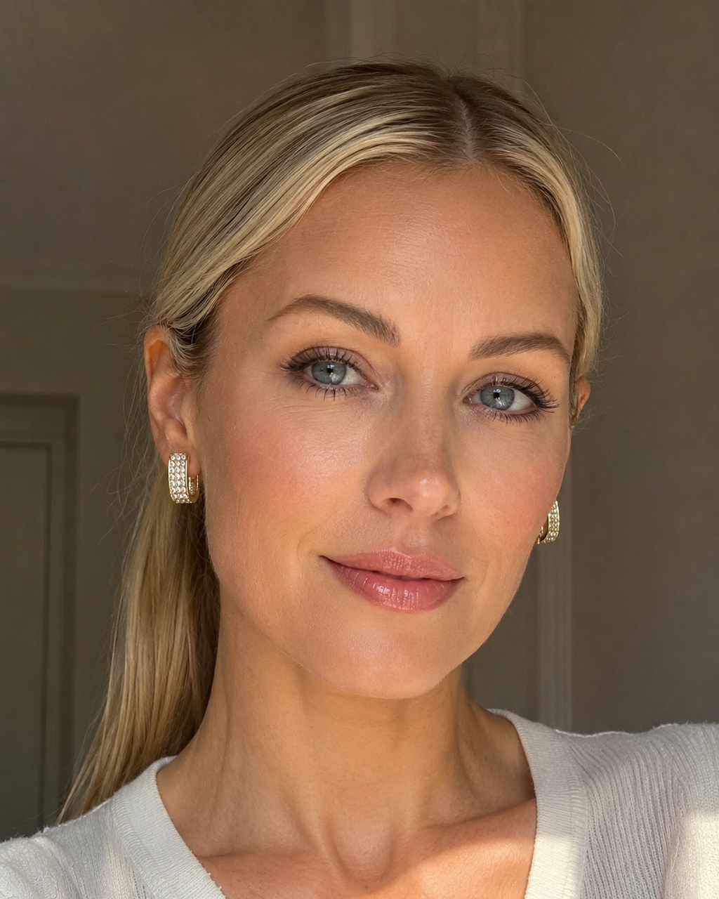 Ear Hoops with Strass