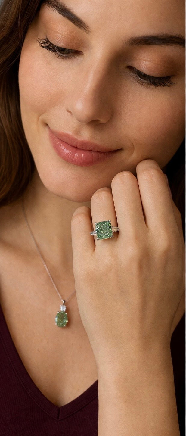 Crushed Ice Cut jewelry set