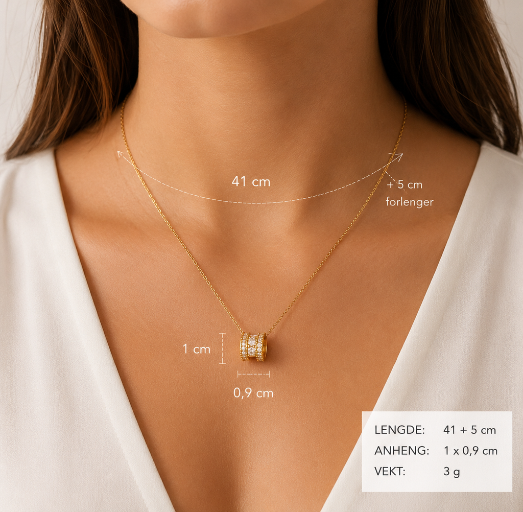 Celeste Necklace – 18K Gold Plated