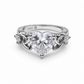 Celtic Heart Ring – S925 Sterling Sølv