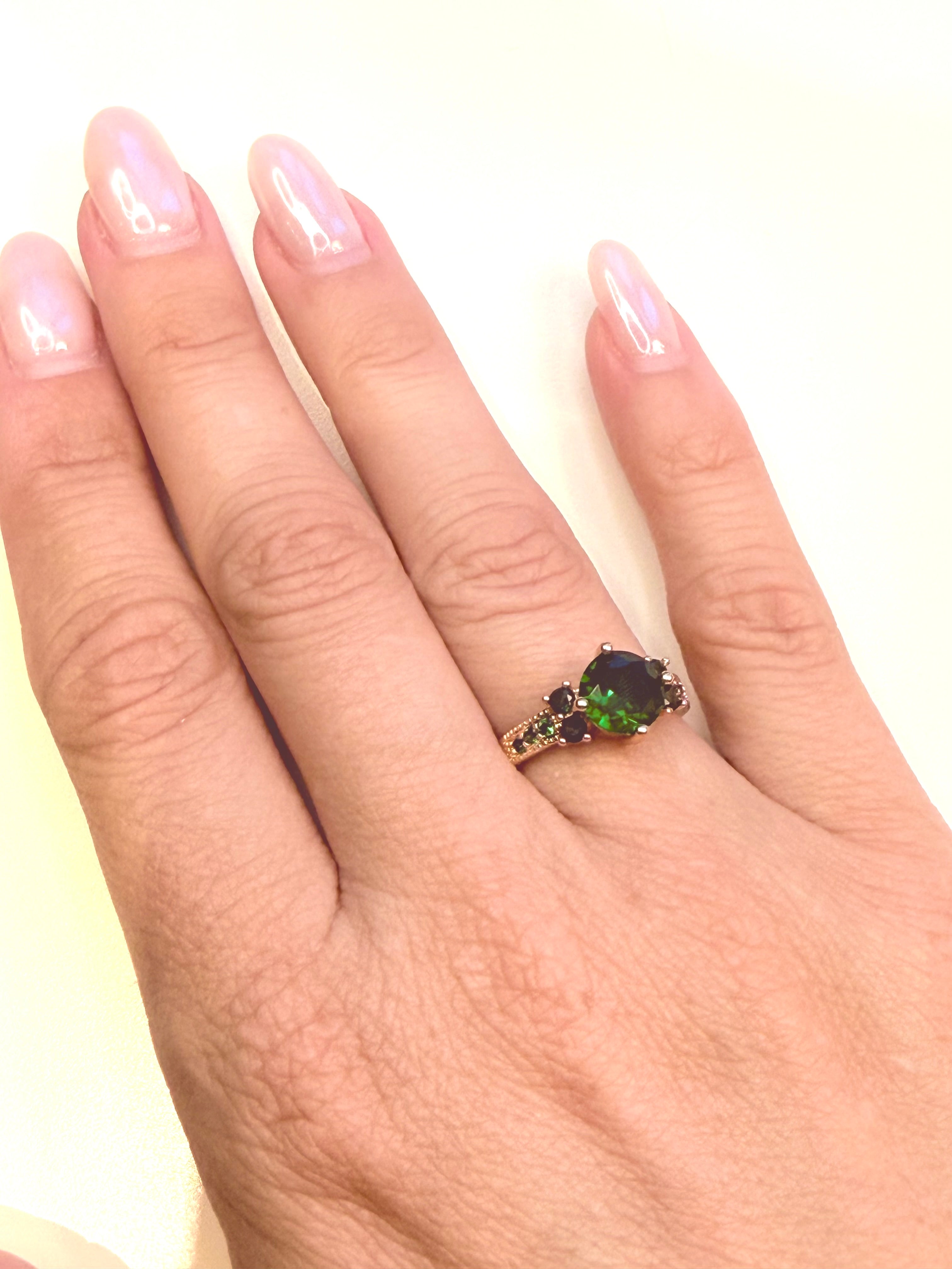 Elegant Round Zirconia Ring In Different Colours