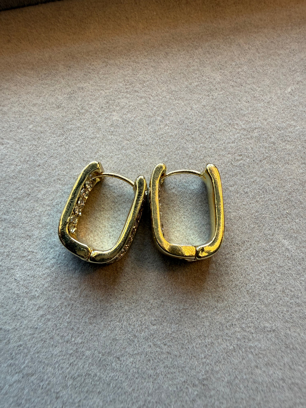 Ear Hoops with Strass