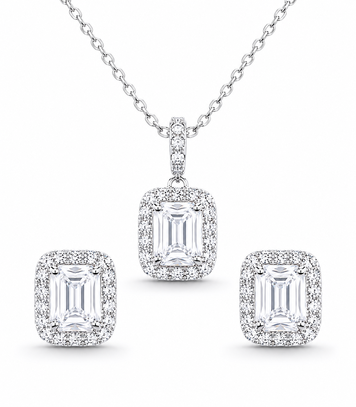 Timeless 925 Sterling Silver Jewelry Set
