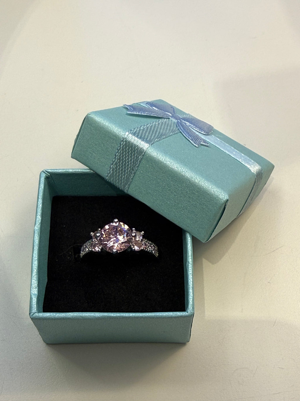 Elegant Round Zirconia Ring In Different Colours