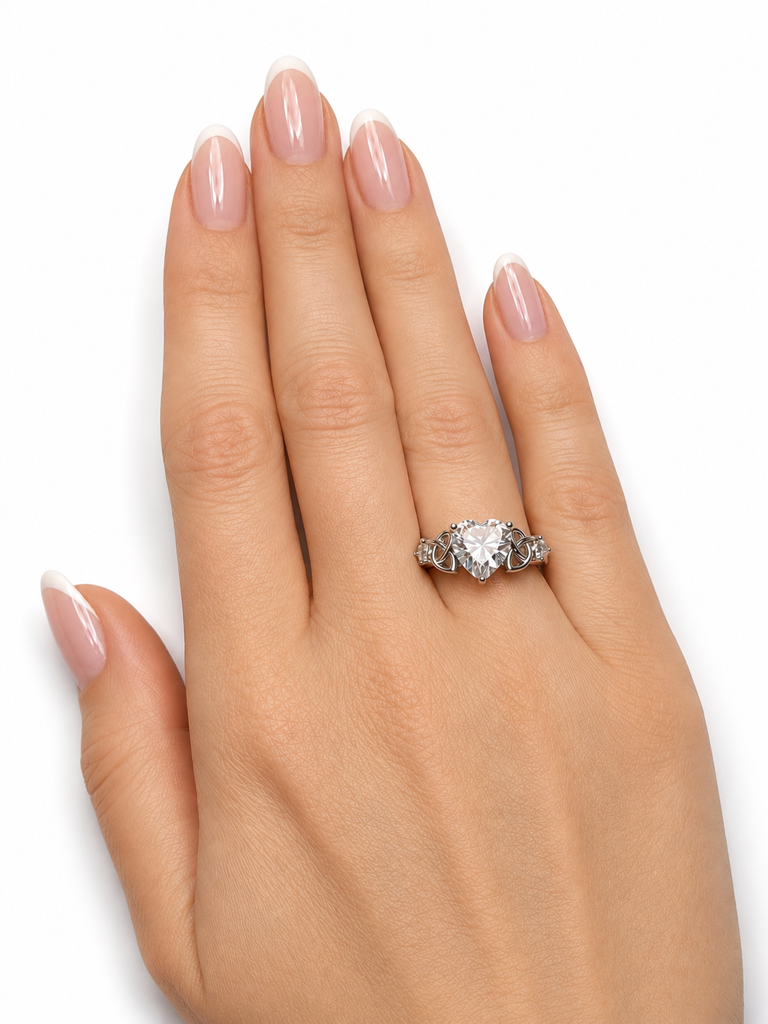 Celtic Heart Ring – S925 Sterling Sølv